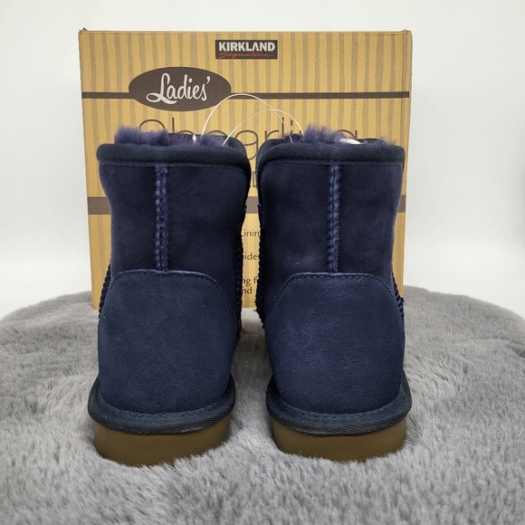 New Kirkland Signature Ladies' Shearling Scalloped Boot Size 10 - Picture 5 of 7